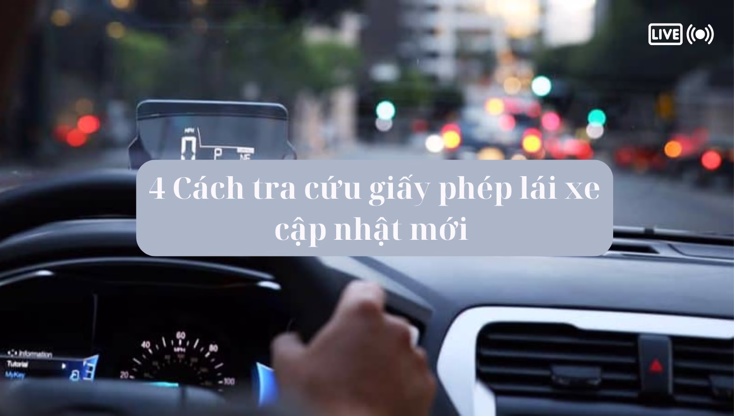 4 Cách tra cứu giấy phép lái xe cập nhật mới