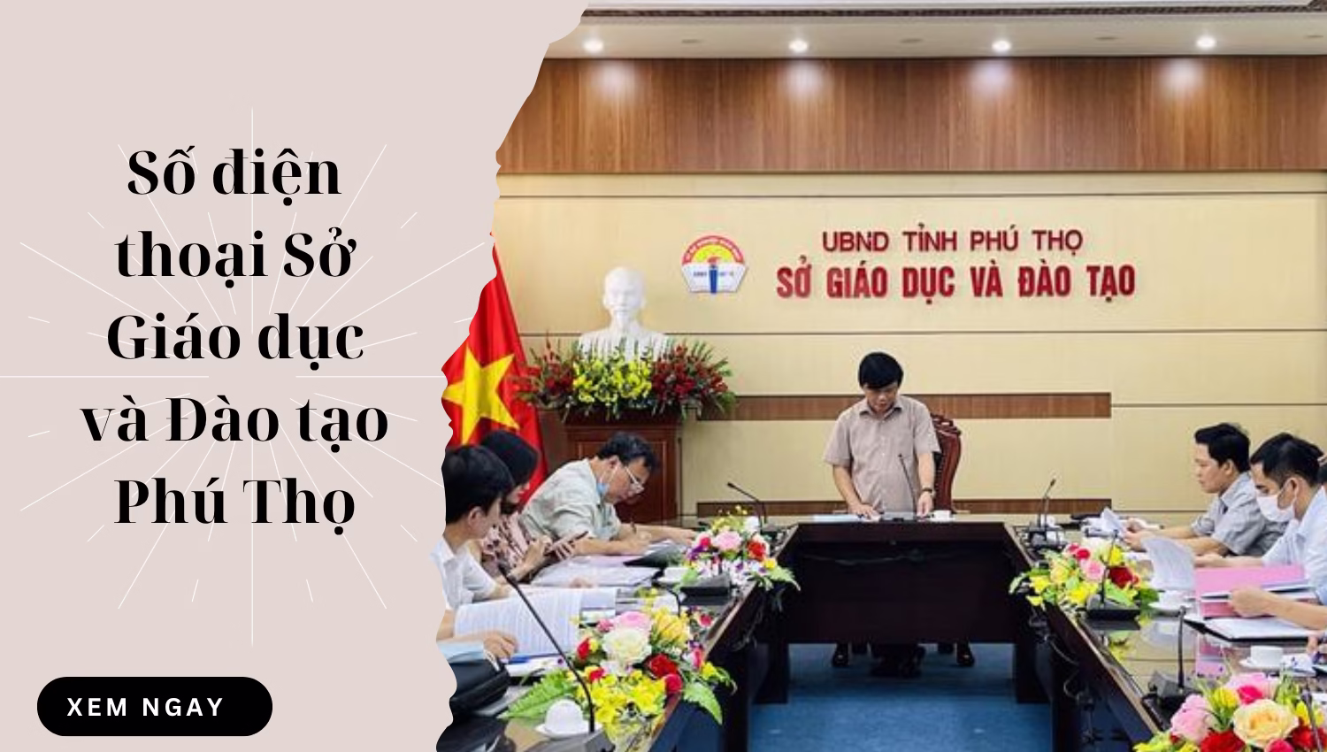 Số điện thoại Sở Giáo dục và Đào tạo Phú Thọ