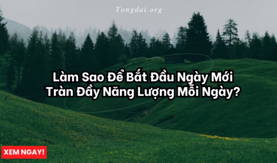 Làm Sao Để Bắt Đầu Ngày Mới Tràn Đầy Năng Lượng Mỗi Ngày